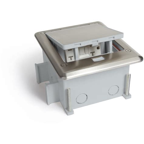 floor electrical box kit|outdoor electrical outlet box weatherproof.